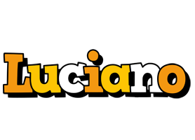 Luciano cartoon logo