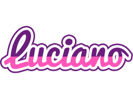 Luciano cheerful logo