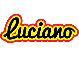 Luciano flaming logo