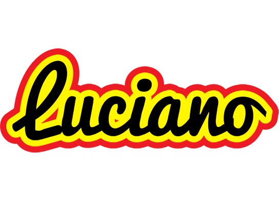Luciano flaming logo