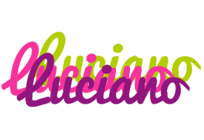 Luciano flowers logo