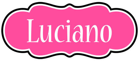 Luciano invitation logo