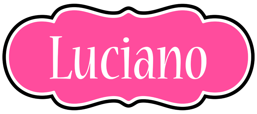 Luciano invitation logo