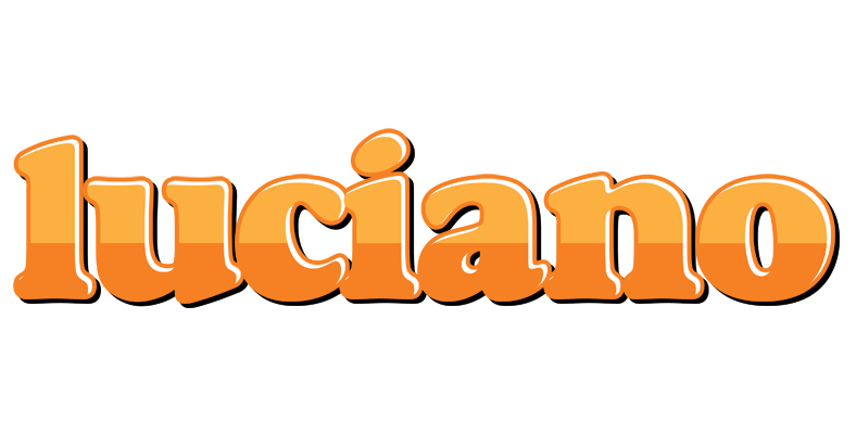Luciano orange logo