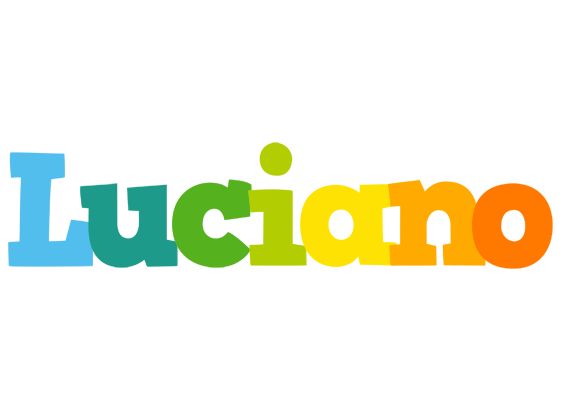 Luciano rainbows logo