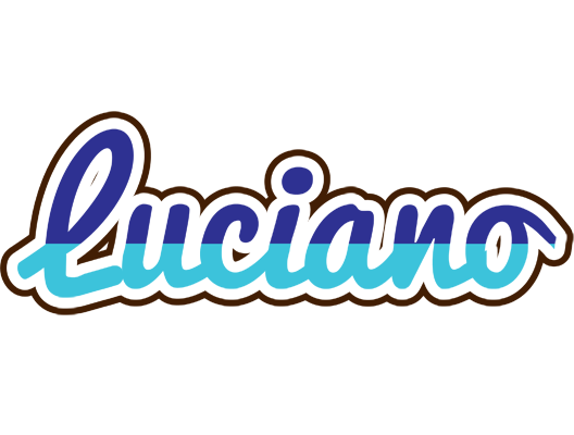 Luciano raining logo