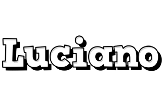 Luciano snowing logo
