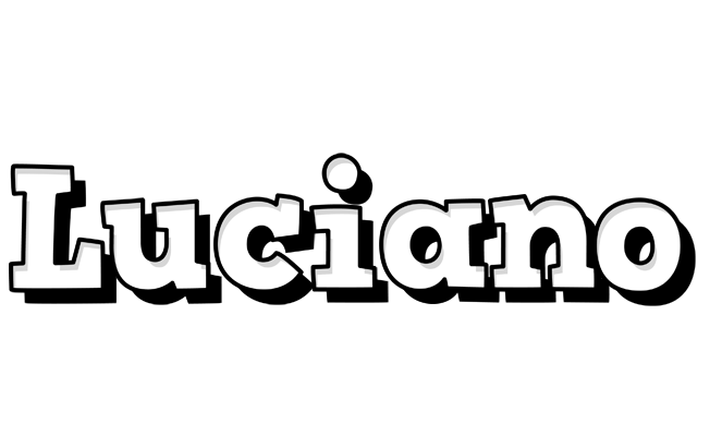 Luciano snowing logo