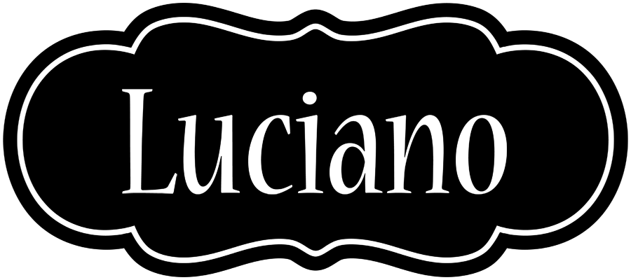 Luciano welcome logo