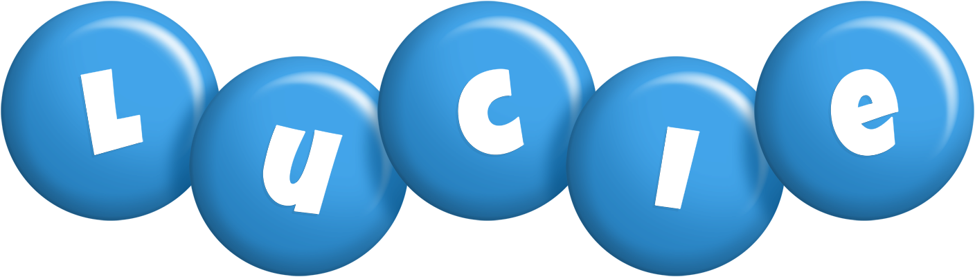 Lucie candy-blue logo