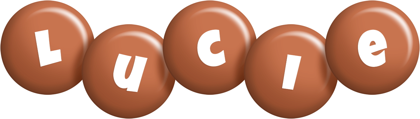 Lucie candy-brown logo