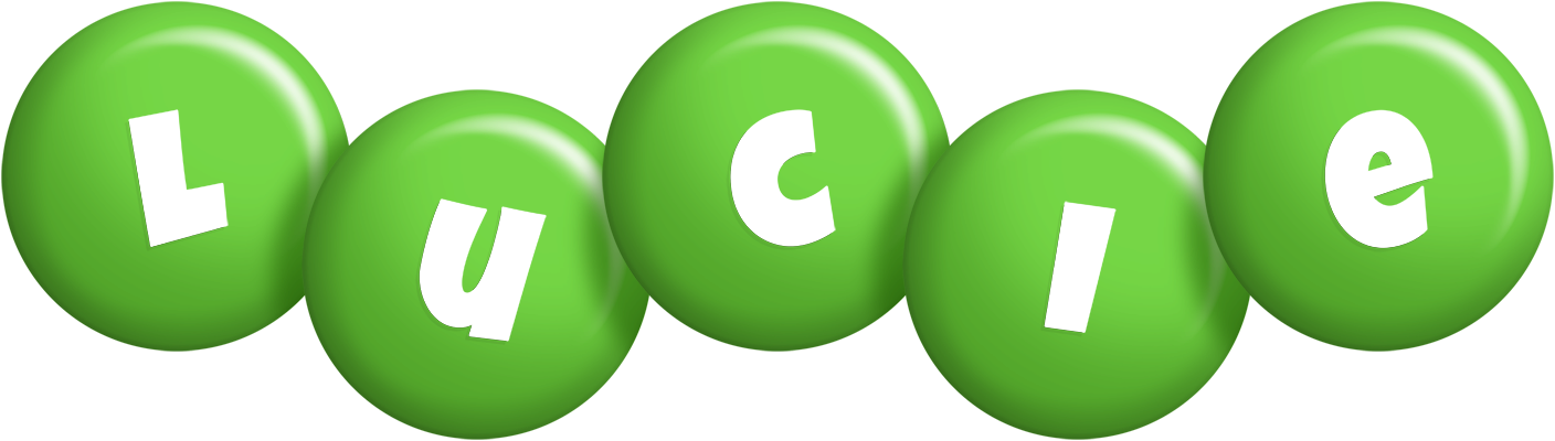 Lucie candy-green logo