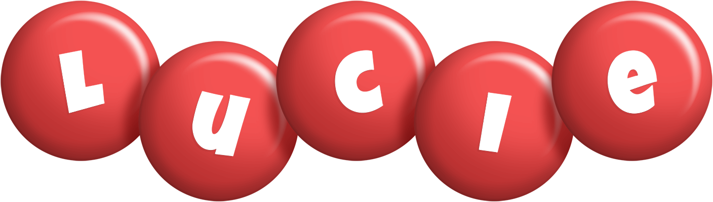 Lucie candy-red logo