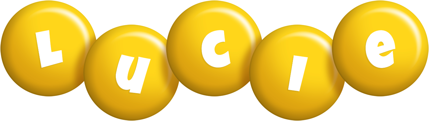 Lucie candy-yellow logo