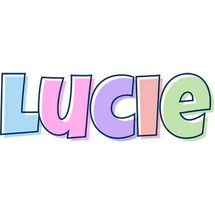 Lucie pastel logo