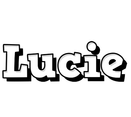 Lucie snowing logo