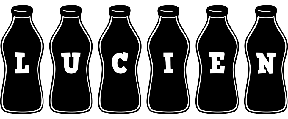 Lucien bottle logo