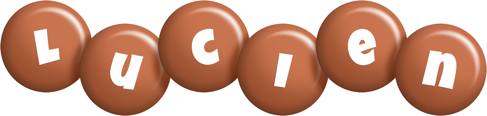 Lucien candy-brown logo