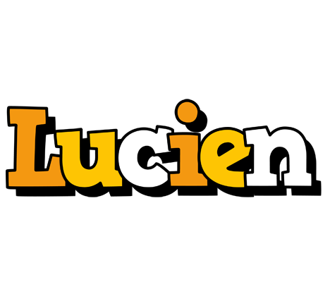 Lucien cartoon logo