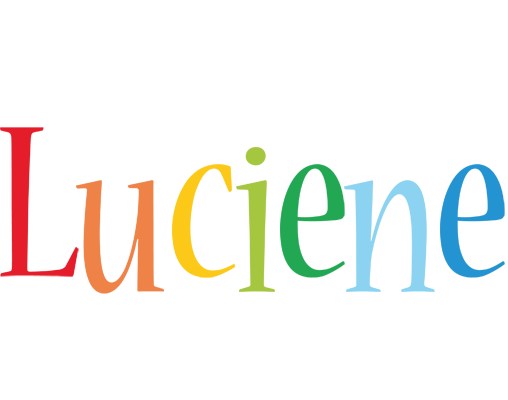 Luciene birthday logo