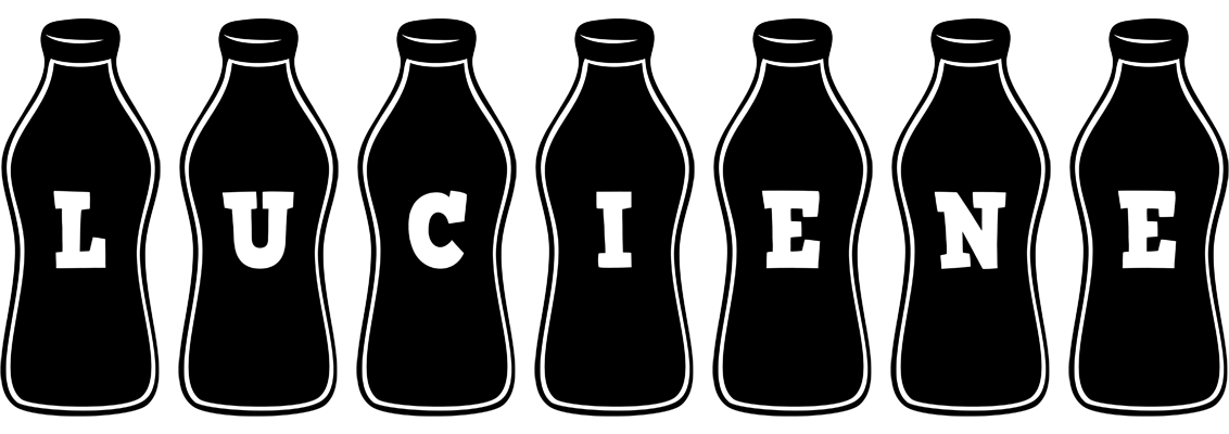 Luciene bottle logo