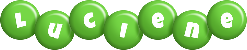 Luciene candy-green logo