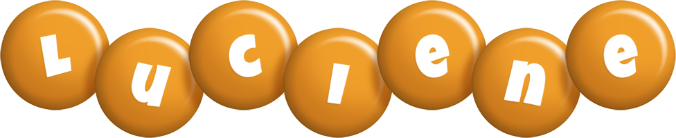Luciene candy-orange logo