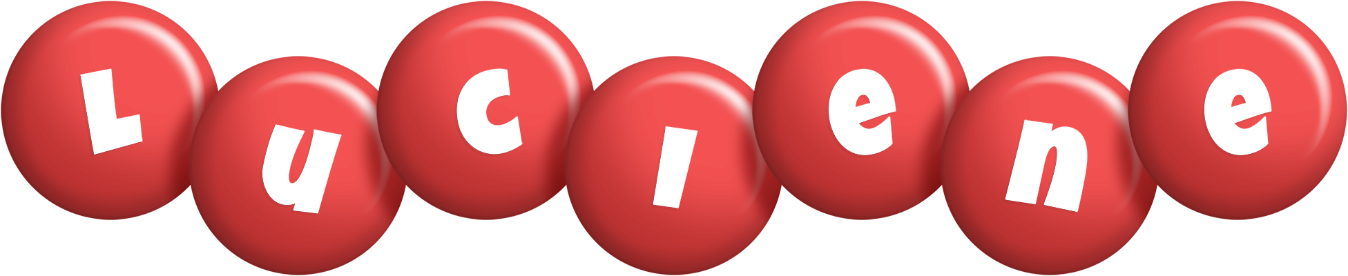 Luciene candy-red logo