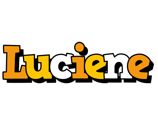 Luciene cartoon logo
