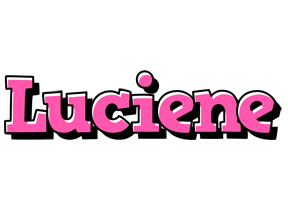 Luciene girlish logo