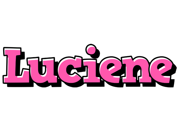 Luciene girlish logo