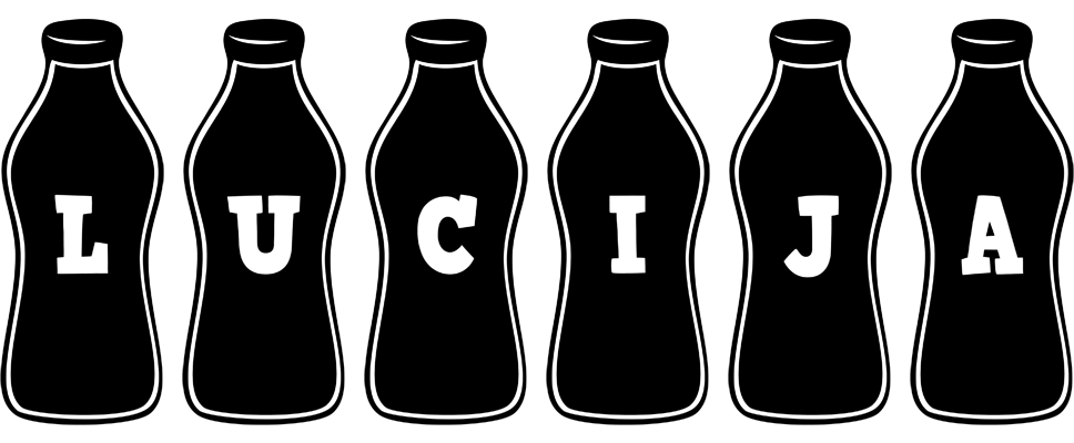 Lucija bottle logo