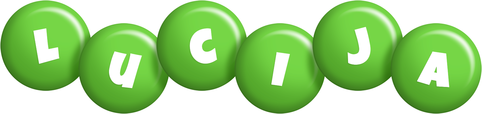 Lucija candy-green logo