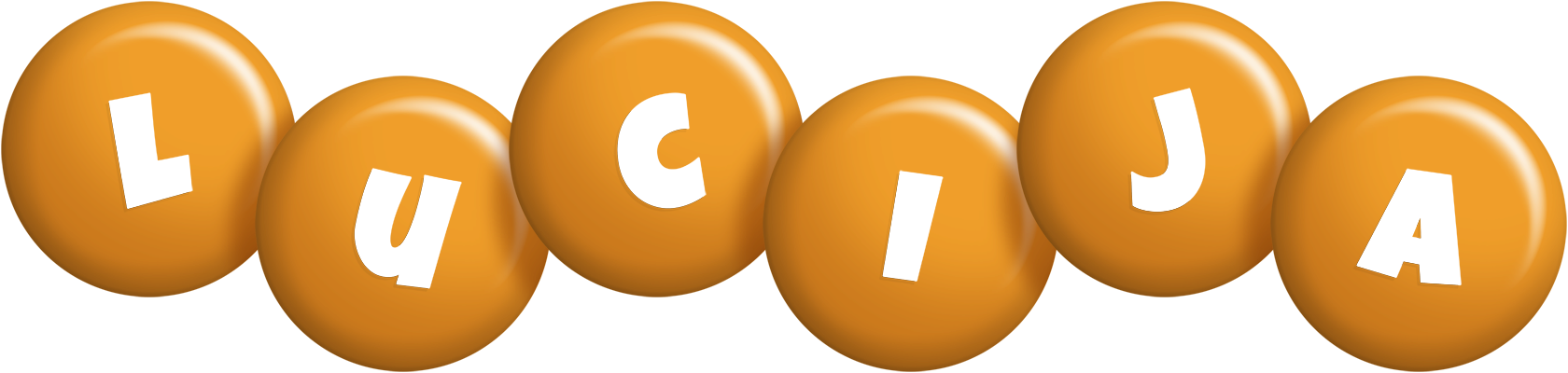 Lucija candy-orange logo