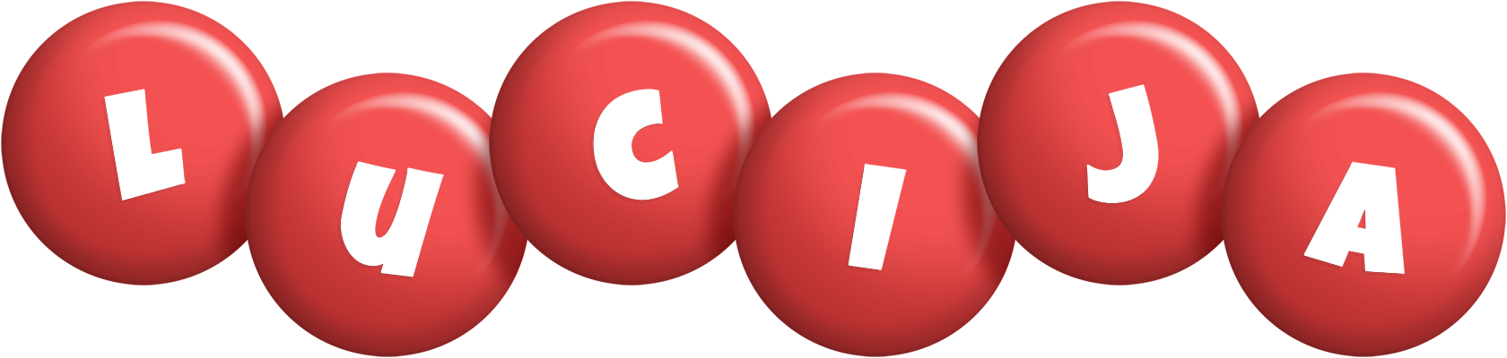 Lucija candy-red logo