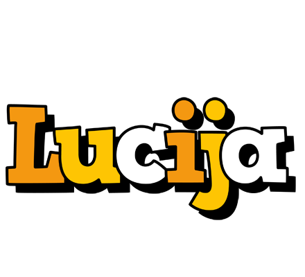 Lucija cartoon logo