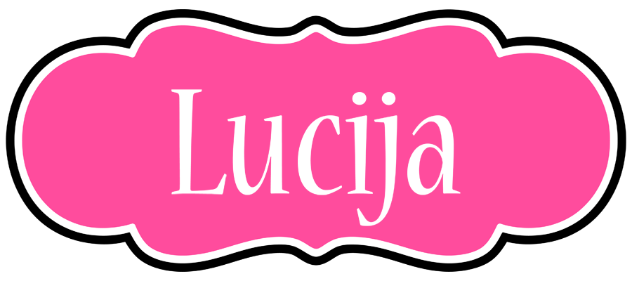 Lucija invitation logo