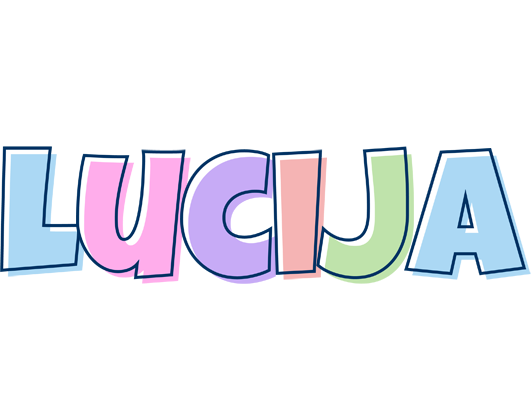 Lucija pastel logo
