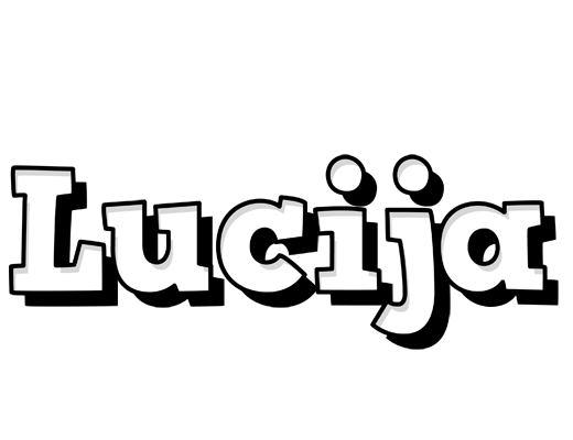 Lucija snowing logo