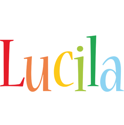 Lucila birthday logo