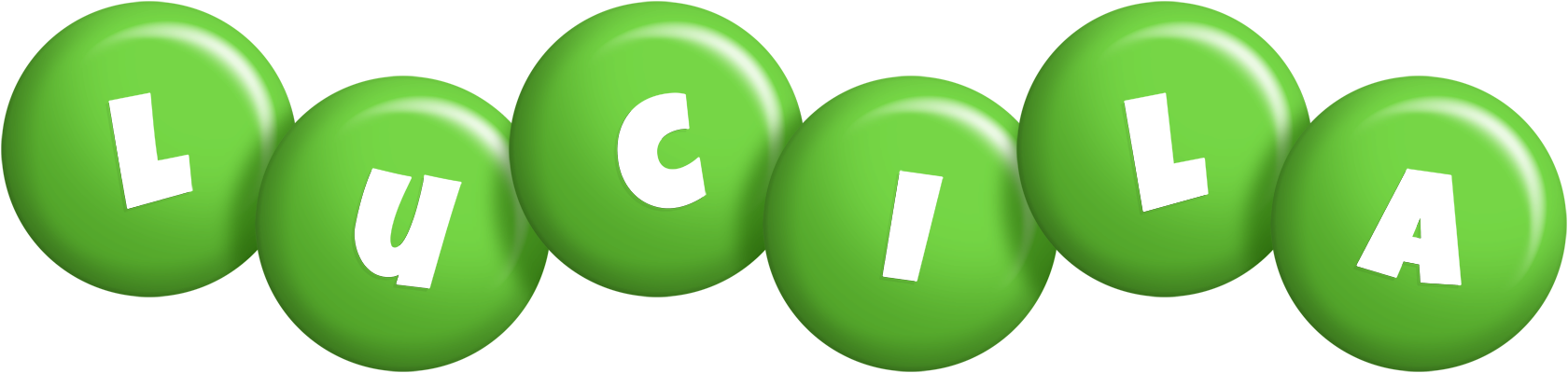 Lucila candy-green logo