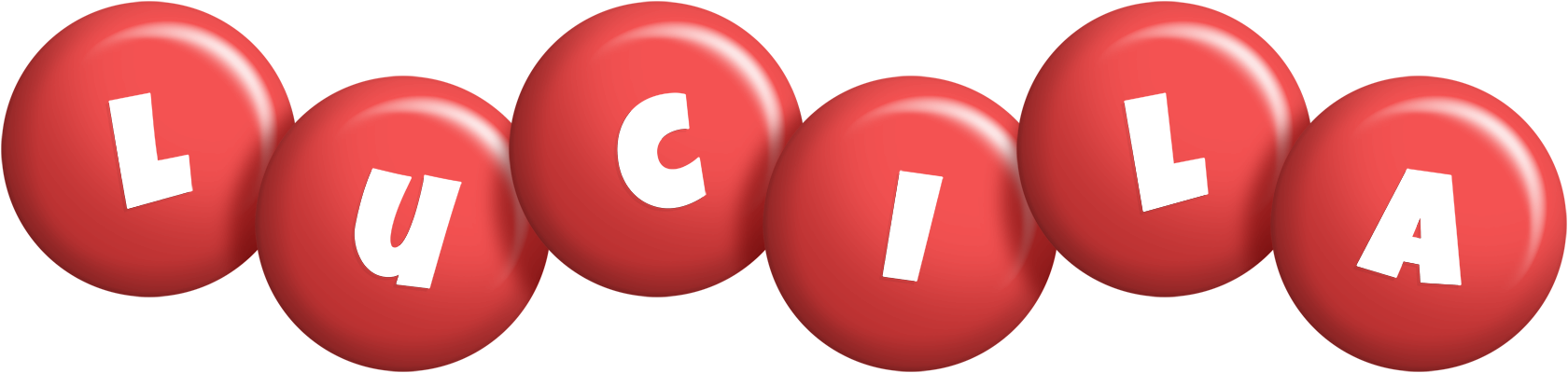 Lucila candy-red logo