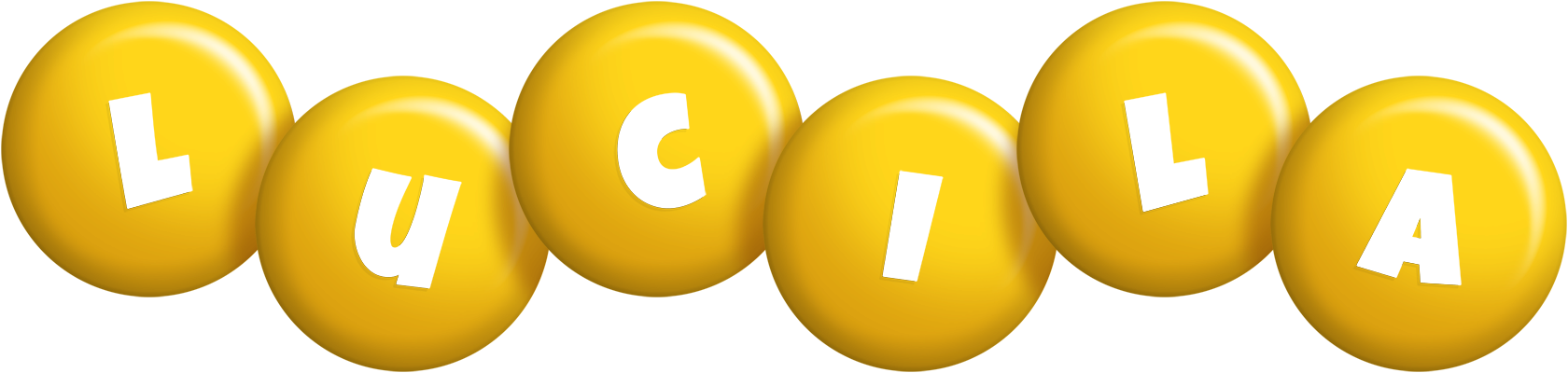 Lucila candy-yellow logo