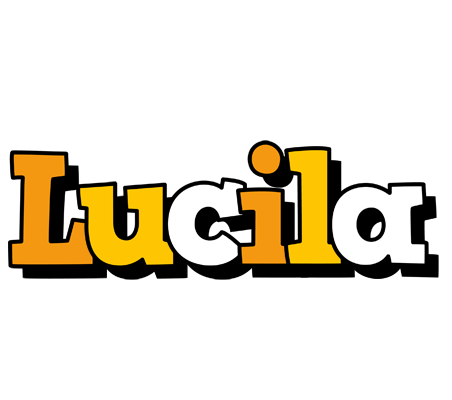 Lucila cartoon logo