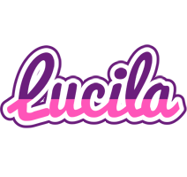 Lucila cheerful logo