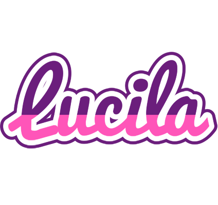 Lucila cheerful logo