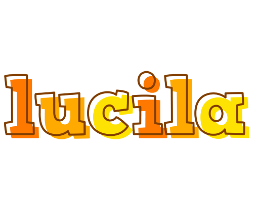 Lucila desert logo
