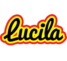 Lucila flaming logo