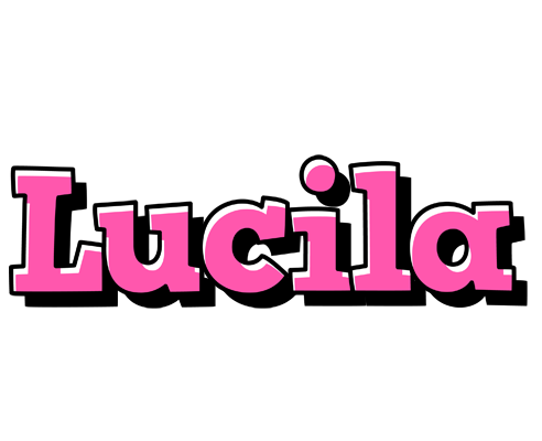 Lucila girlish logo