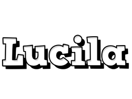 Lucila snowing logo